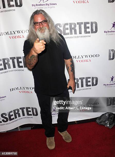 Actor Scott Engrotti arrives for the Premiere Of Winterstone Pictures' "Deserted" held at Majestic Crest Theatre on October 6, 2016 in Los Angeles,...