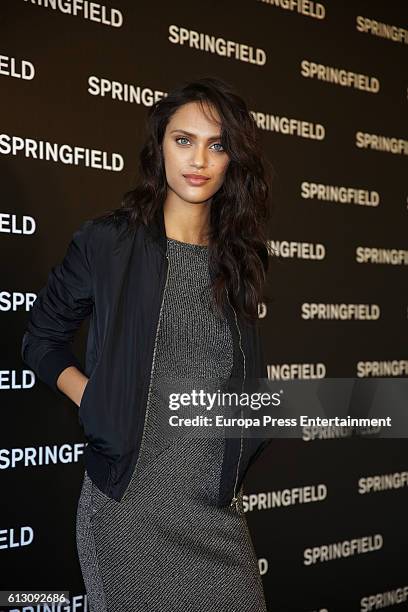 Model Dalianah Arekion presents Springfield Christmas Commercial at Club Allard on October 6, 2016 in Madrid, Spain.