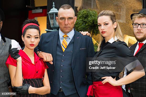 Vinnie Jones attends a photocall to launch the new "Mafia III" game at TimberYard Seven Dials on October 7, 2016 in London, England.