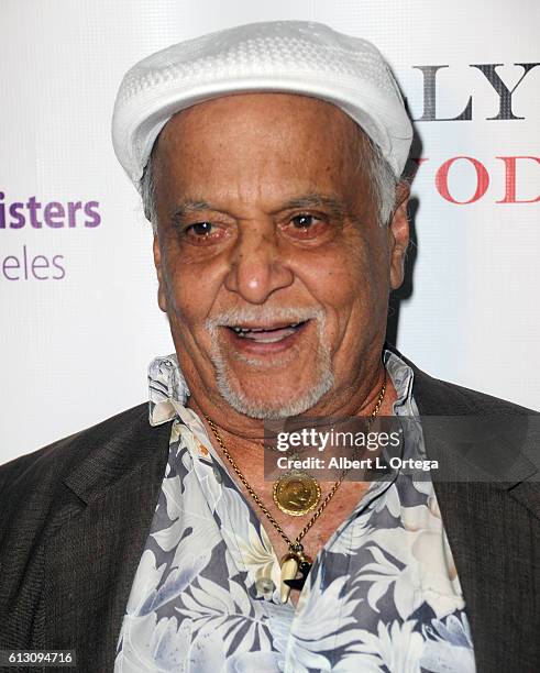 Actor Gerry Bednob arrives for the Premiere Of Winterstone Pictures' "Deserted" held at Majestic Crest Theatre on October 6, 2016 in Los Angeles,...