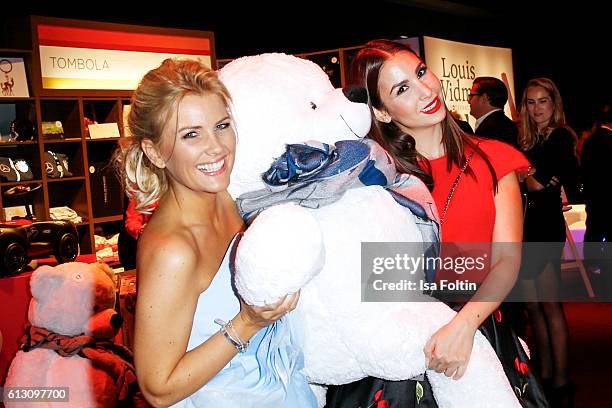 German moderator Jennifer Knaeble and german actress Sila Sahin attend the Tribute To Bambi at Station on October 6, 2016 in Berlin, Germany.