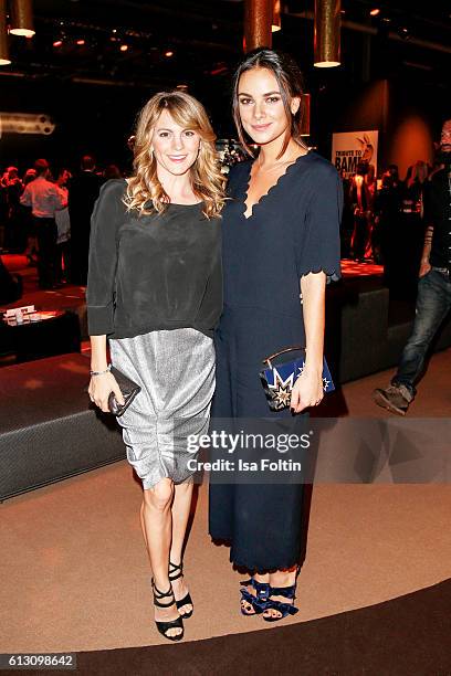 German actress Luise Baehr and german actress Janina Uhse attend the Tribute To Bambi at Station on October 6, 2016 in Berlin, Germany.