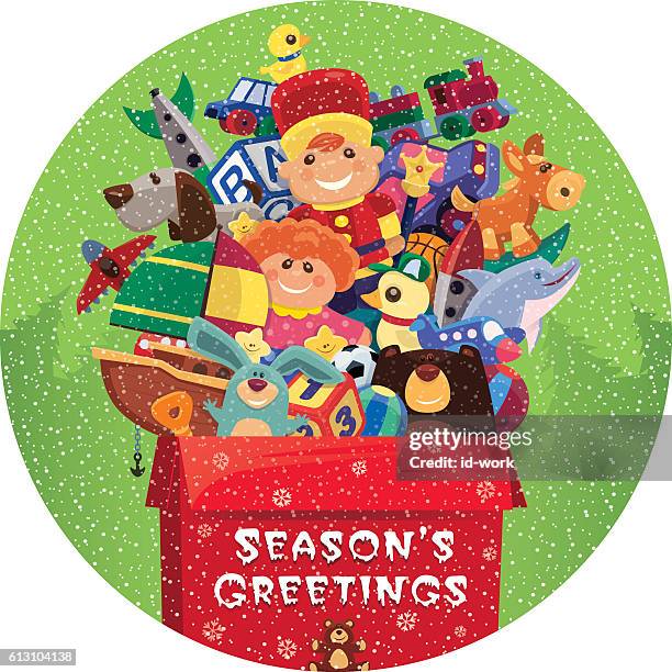 toys for season’s greetings - dog training stock illustrations