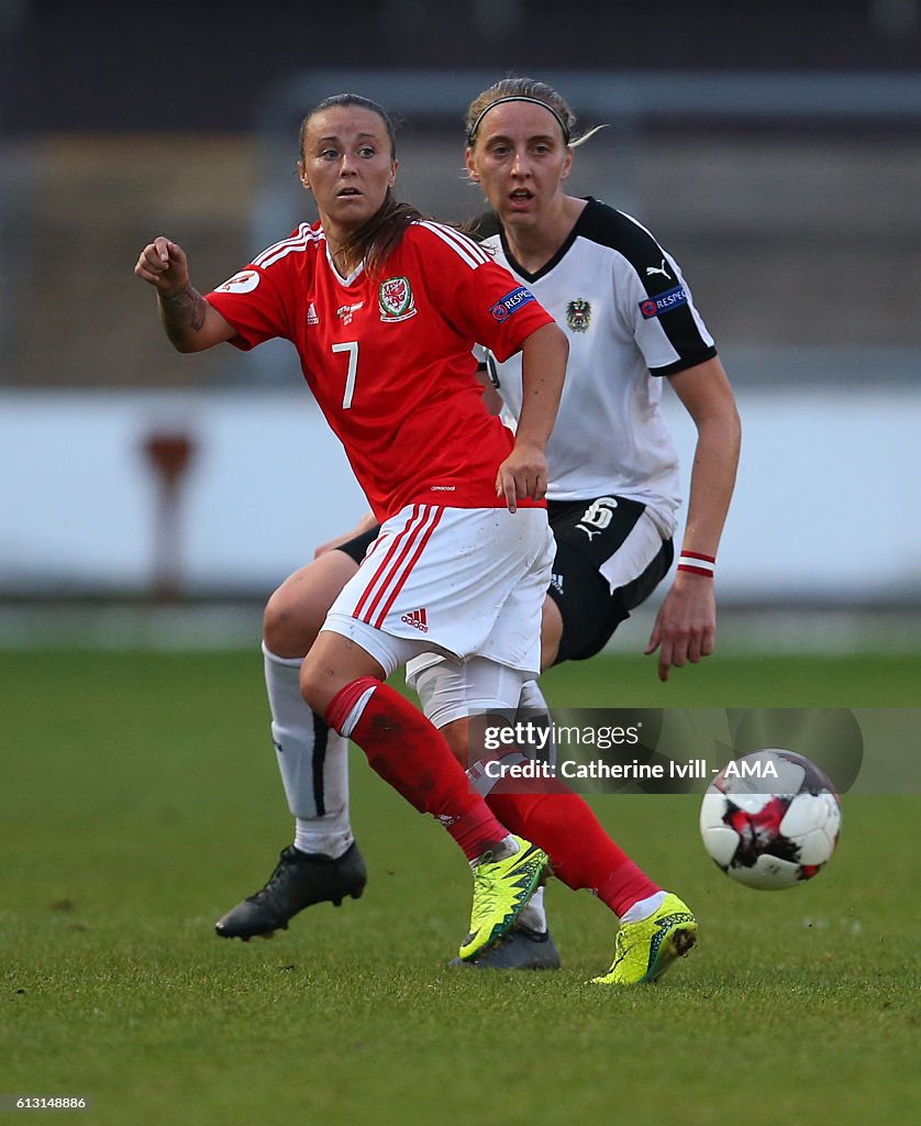 Wales v Austria: UEFA Women's EURO 2017 Qualifier