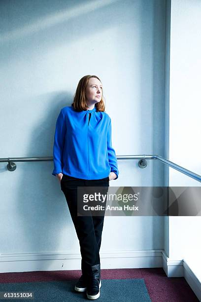 Writer Paula Hawkins is photographed for the New York Times on January 27, 2015 in London, England.