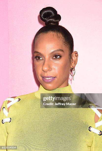 Executive producer/Director Melina Matsoukas attends the premiere of 'Insecure' at Nate Holden Performing Arts Center on October 6, 2016 in Los...