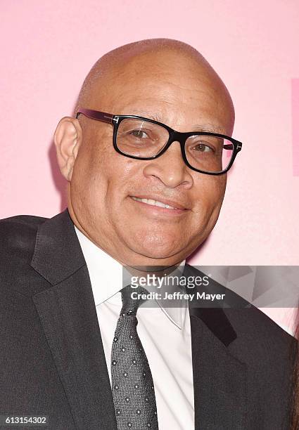 Co-creator/Comedian Larry Wilmore attends the premiere of 'Insecure' at Nate Holden Performing Arts Center on October 6, 2016 in Los Angeles,...
