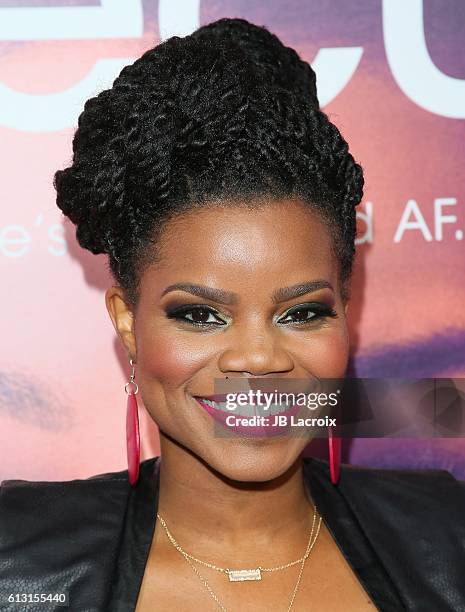 Kelly Jenrette attends the premiere of 'Insecure' at Nate Holden Performing Arts Center on October 6, 2016 in Los Angeles, California.
