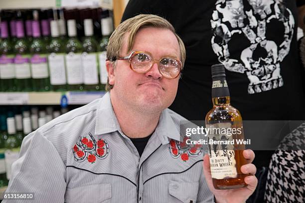 Bottles line the shelves as Bubbles and Ricky , characters from Trailer Park Boys, launched their Liquormen's Ol' Dirty Canadian Whisky with an...