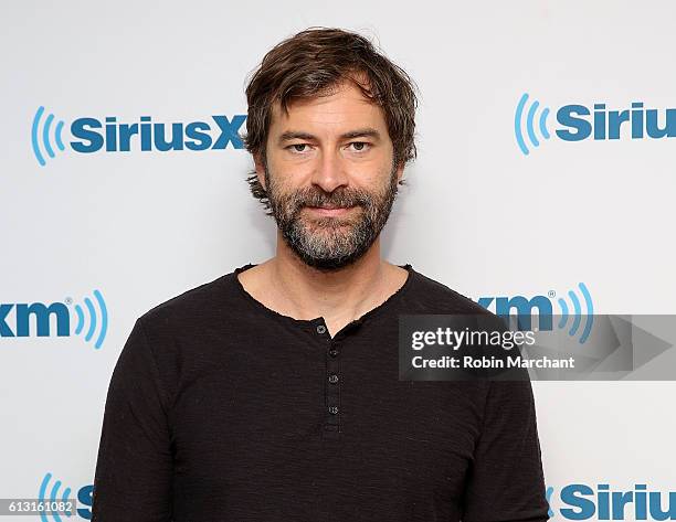 Mark Duplass visits at SiriusXM Studio on October 7, 2016 in New York City.