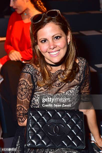 Victoria Sanchez Lincoln attends Naeem Khan - Front Row - September 2016 - New York Fashion Week: The Shows at The Arc, Skylight at Moynihan Station...