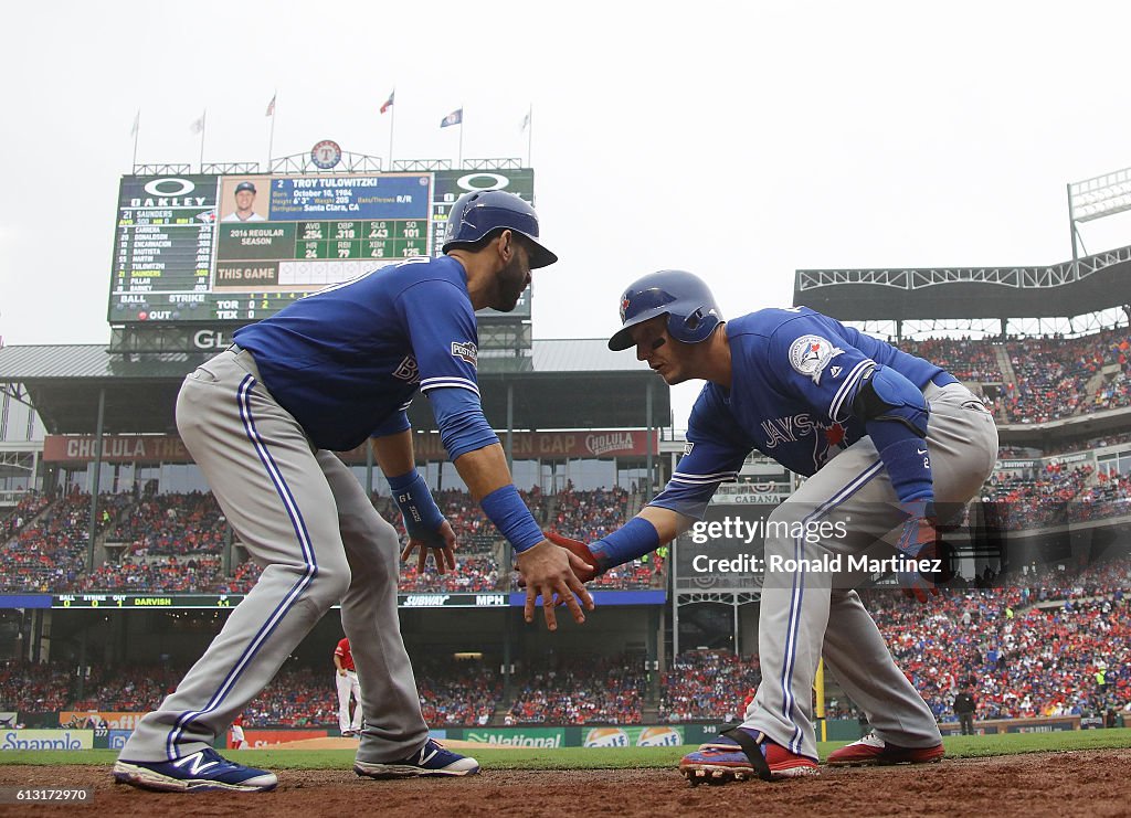 Division Series - Toronto Blue Jays v Texas Rangers - Game Two