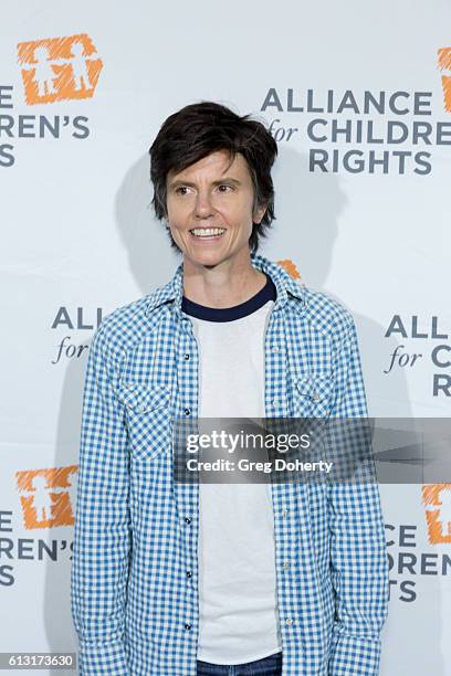 Comedian Tig Notaro arrives at the 7th Annual Right To Laugh at Avalon Hollywood on October 6, 2016 in Hollywood, California.