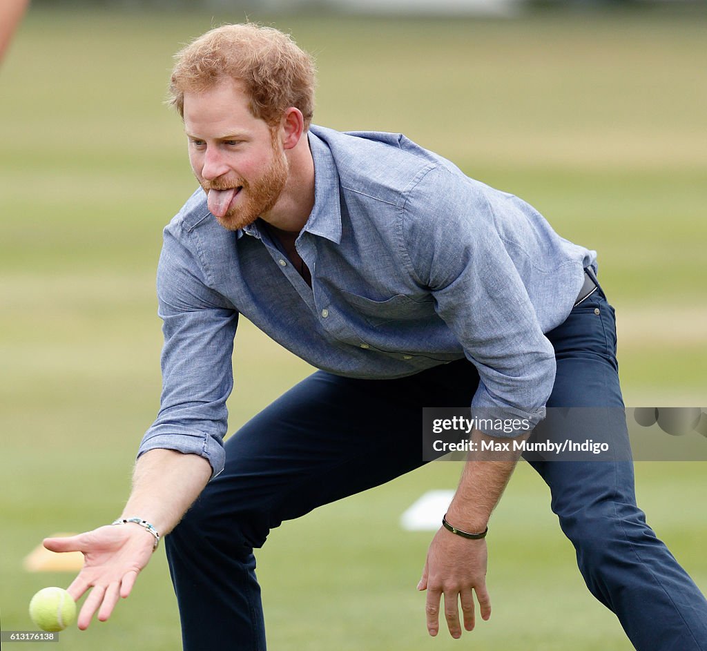 Prince Harry Celebrates The Expansion Of Coach Core At Lord's Cricket Club