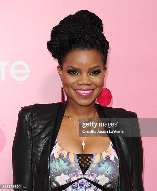 Actress Kelly Jenrette attends the premiere of "Insecure" at Nate Holden Performing Arts Center on October 6, 2016 in Los Angeles, California.