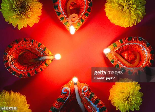 diwali lights - india celebrates diwali festival stock pictures, royalty-free photos & images