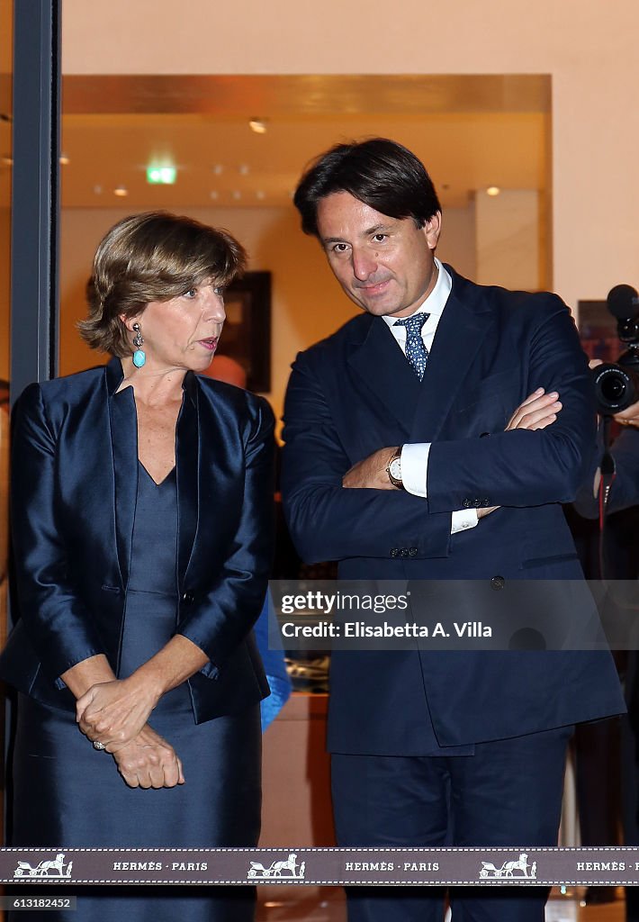 Hermes Boutique Opening In Rome