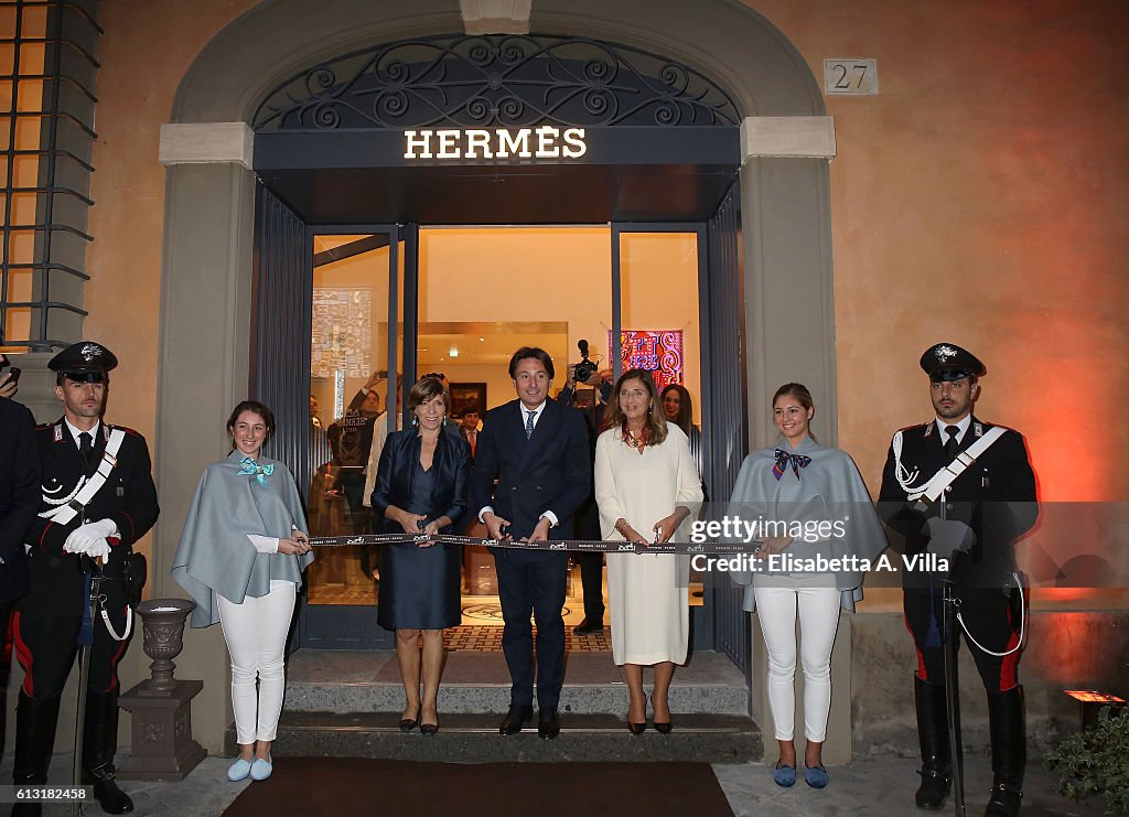 Hermes Boutique Opening In Rome