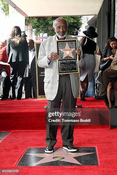 Clarence Avant Honored With Star On The Hollywood Walk Of Fame on October 7, 2016 in Hollywood, California.