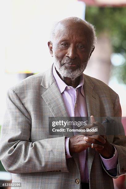 Clarence Avant Honored With Star On The Hollywood Walk Of Fame on October 7, 2016 in Hollywood, California.