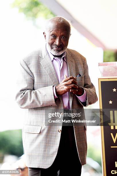 Music Executive Clarence Avant attends a ceremony honoring him with a star on the Hollywood Walk of Fame on October 7, 2016 in Hollywood, California.