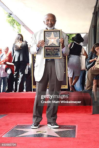 Music Executive Clarence Avant attends a ceremony honoring him with a star on the Hollywood Walk of Fame on October 7, 2016 in Hollywood, California.