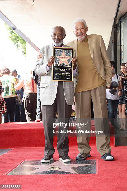 Singer-songwriter Bill Withers speaks onstage at a ceremony honoring Music Executive Clarence Avant with a star on the Hollywood Walk of Fame on...
