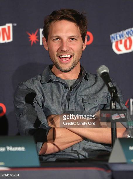 Michael Cassidy attends the TBS People of Earth at Comic Con NY 2016 at Jacob Javitz Center on October 7, 2016 in New York City. 269A9589.JPG...