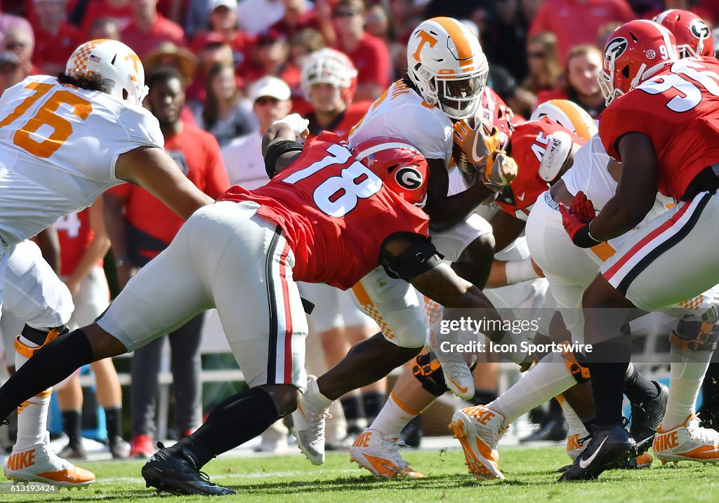 NCAA FOOTBALL: OCT 01 Tennessee at Georgia