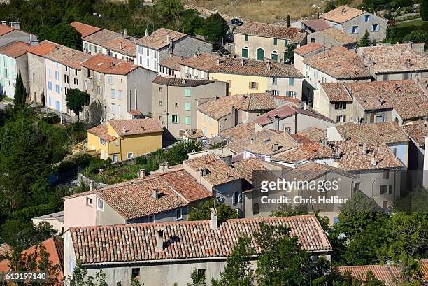 comps-sur-artuby or comps provence france - comps stock pictures, royalty-free photos & images