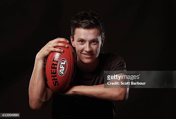 Hugh McCluggage from the North Ballarat Rebels poses for a portrait during the 2016 AFL Draft Combine on October 6, 2016 in Melbourne, Australia.