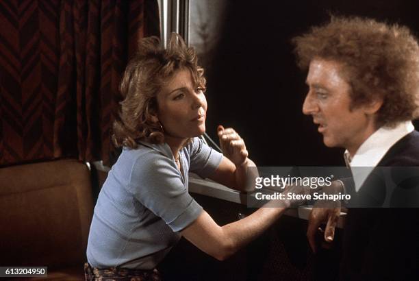 Actors Jill Clayburgh and Gene Wilder perform in a scene from the movie "Silver Streak" which was released in 1976.