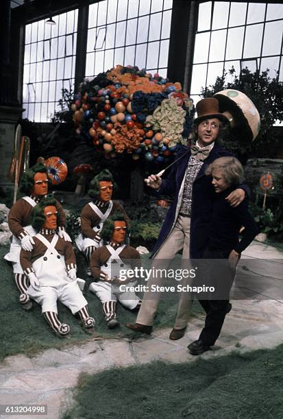 Actor Gene Wilder in a scene from the movie "Willie Wonka And The Chocolate Factoryr" which was released in 19717.