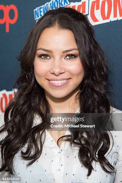 Actress Jessica Parker Kennedy attends the Starz "Black Sails" press room during 2016 New York Comic Con at the Jacob Javitz Center on October 7,...