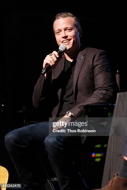 Jason Isbell talks with John Seabrook and performs live during The 2016 New Yorker Festival at Gramercy Theatre on October 7, 2016 in New York City.