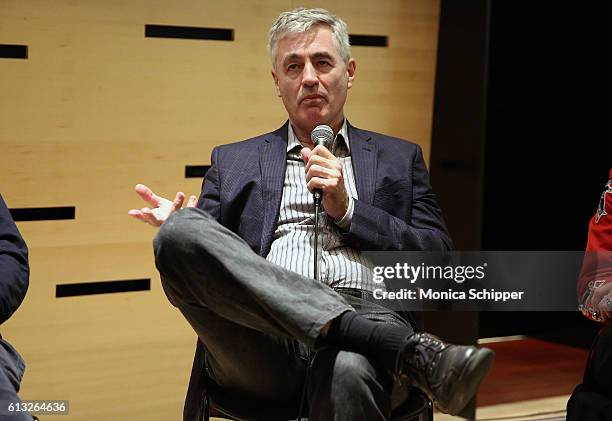 Film producer and documentary director Steve James speaks at 54th New York Film Festival - NYFF Live I Am Indie at Film Center Amphitheater in...