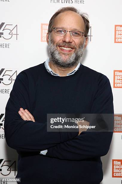 Filmmaker Ira Sachs attends 54th New York Film Festival - NYFF Live I Am Indie at Film Center Amphitheater in Lincoln Center on October 7, 2016 in...
