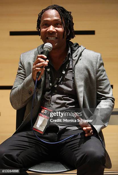 Director Roger Ross Williams speaks at 54th New York Film Festival - NYFF Live I Am Indie at Film Center Amphitheater in Lincoln Center on October 7,...