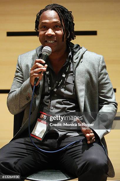 Director Roger Ross Williams speaks at 54th New York Film Festival - NYFF Live I Am Indie at Film Center Amphitheater in Lincoln Center on October 7,...