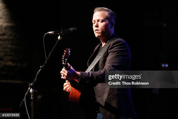 Jason Isbell performs during The 2016 New Yorker Festival at Gramercy Theatre on October 7, 2016 in New York City.