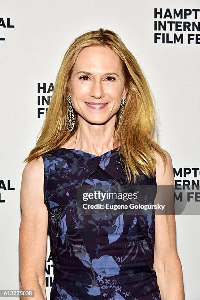 Actress Holly Hunter attends the SH Oppening Party during the Hamptons International Film Festival 2016 at Southampton Union Cantina on October 7,...