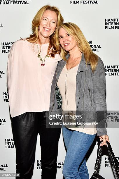 Andrea Greeven Douzet and Ramona Singer attend the SH Oppening Party during the Hamptons International Film Festival 2016 at Southampton Union...