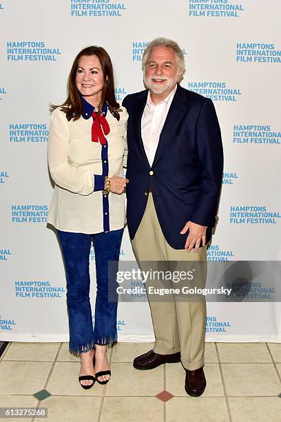 Guest and Randy Mastro attend the Strange Weather Screening during The Hamptons International Film Festival 2016 at Southampton Cinema 1 on October...