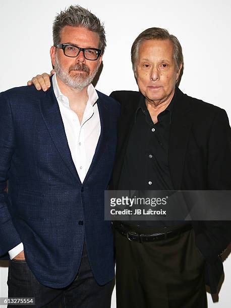 Christopher McQuarrie and William Friedkin attend the 45th Anniversary of 'The French Connection' with Director William Friedkin on October 7, 2016...