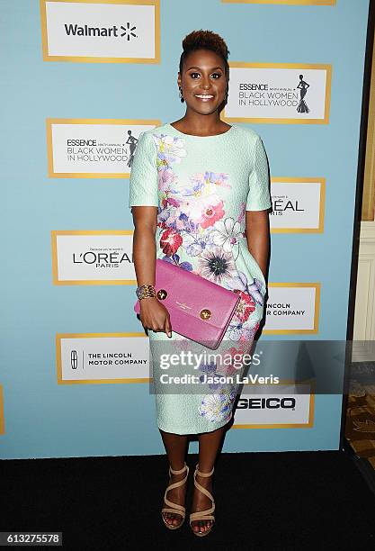 Actress Issa Rae attends the Essence 9th annual Black Women In Hollywood event at the Beverly Wilshire Four Seasons Hotel on February 25, 2016 in...