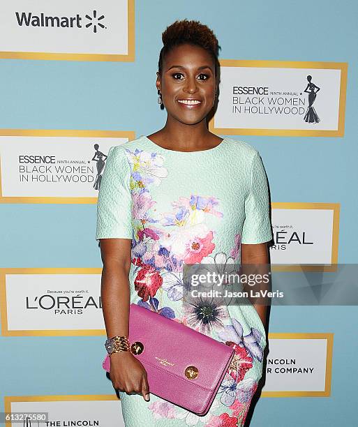 Actress Issa Rae attends the Essence 9th annual Black Women In Hollywood event at the Beverly Wilshire Four Seasons Hotel on February 25, 2016 in...