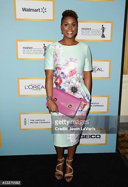 Actress Issa Rae attends the Essence 9th annual Black Women In Hollywood event at the Beverly Wilshire Four Seasons Hotel on February 25, 2016 in...