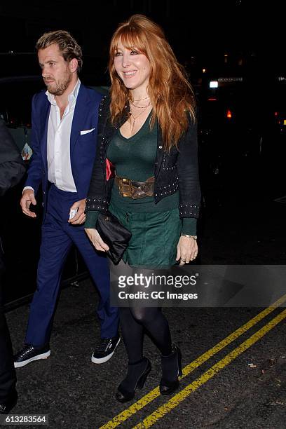 Charlotte Tilbury arrives at the Moncler 'Freeze For Frieze' Dinner Party at the Moncler Bond Street Boutique on October 7, 2016 in London, England.