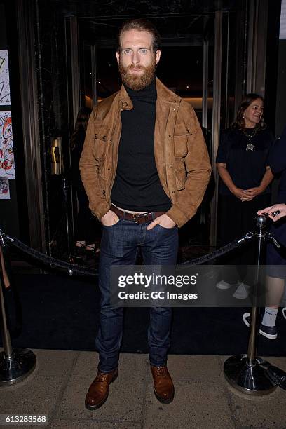 Craig McGinlay arrives at the Moncler 'Freeze For Frieze' Dinner Party at the Moncler Bond Street Boutique on October 7, 2016 in London, England.