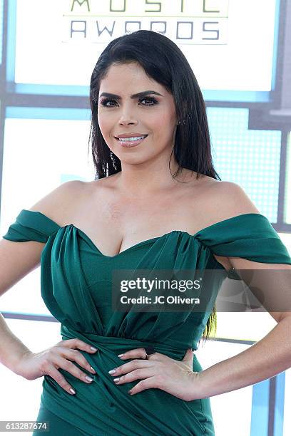 Tv personality Yarel Ramos attends The 2016 Latin American Music Awards at Dolby Theatre on October 6, 2016 in Hollywood, California.